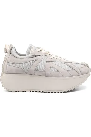 INUIKII Suede-panelled sneakers