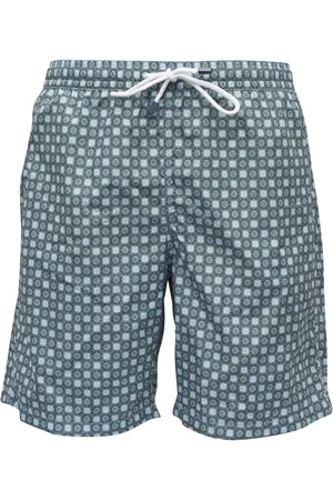 FEDELI Printed swim shorts