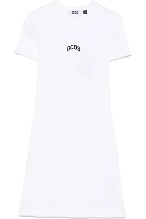 GCDS Logo-embroidered mini dress