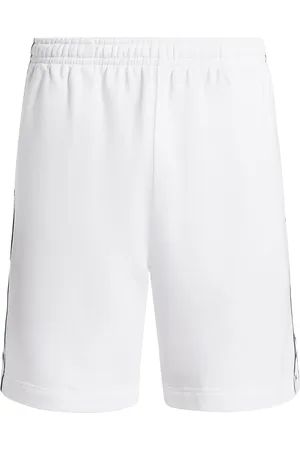 Lacoste Logo-stripe cotton-blend track shorts