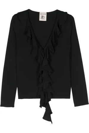 SEMICOUTURE Annalisa ruffle-detail cardigan