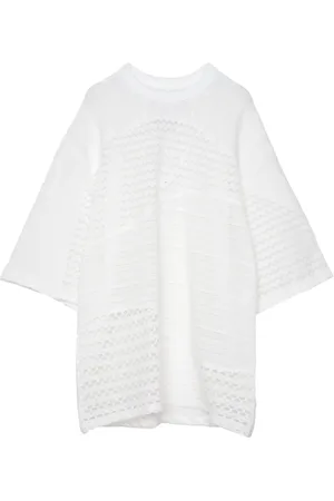 YOSHIO KUBO Wave Various Lace t-shirt