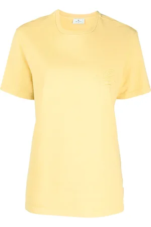 Etro Logo-embroidered cotton T-shirt
