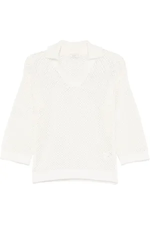 PESERICO SIGN Open-knit top