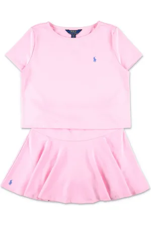 Ralph Lauren Polo Pony-embroidered T-shirt and skort set