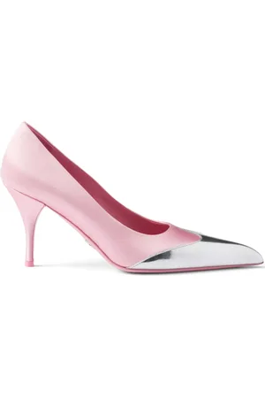 Prada 85mm satin pumps