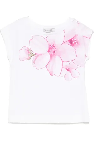 MONNALISA Floral-print T-shirt