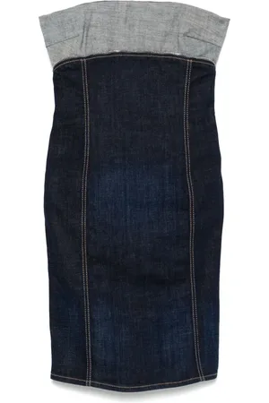 Dsquared2 Upside denim mini dress