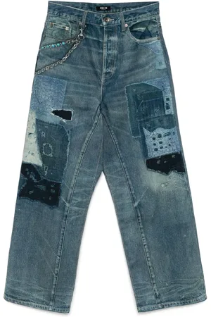 FIVE CM Graphic-print jeans