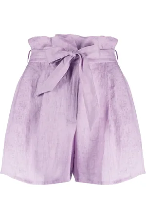 Emporio Armani Paperbag linen shorts