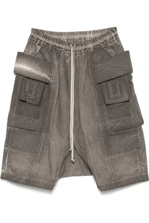 Rick Owens Faded-effect shorts