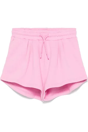 Msgm Logo-print cotton shorts
