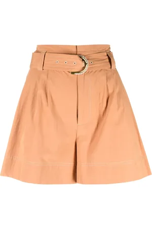 Twin-Set Belted high-waist shorts