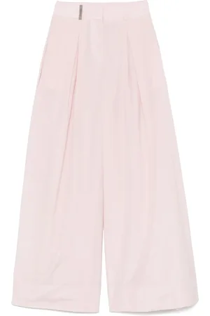 PESERICO SIGN Poplin palazzo pants