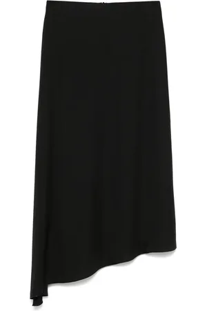 PESERICO SIGN Satin midi skirt