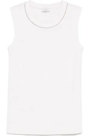 PESERICO SIGN Punto Luce-trim jersey tank top