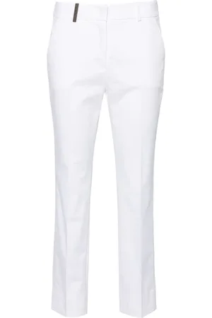 PESERICO SIGN Mid-rise tailored trousers