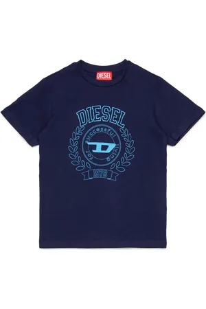 Diesel Logo-embroidered cotton t-shirt