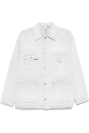 JOSHUA SANDERS Logo-patch denim jacket