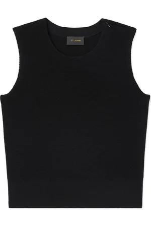 ST. JOHN Studded knited sweater