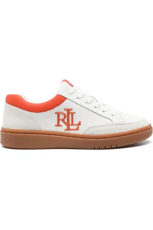 Ralph Lauren Embossed-logo sneakers