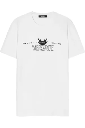 VERSACE Logo-print T-shirt