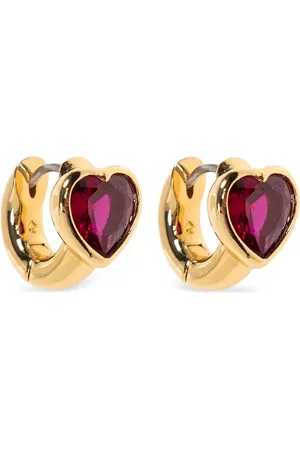 Kate Spade Heart-motif hoop earrings