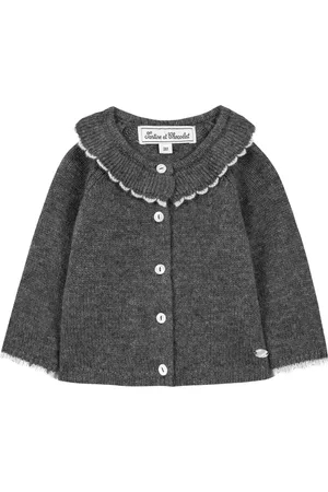 Tartine Et Chocolat Ruffled-collar cardigan