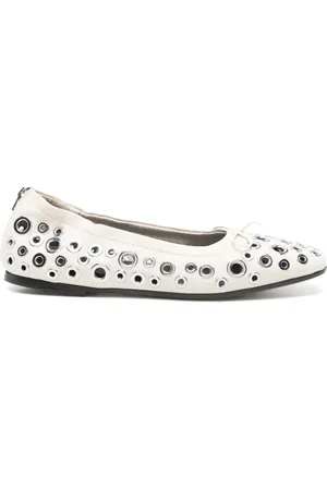 Golden Goose Eyelet-detail ballet flats
