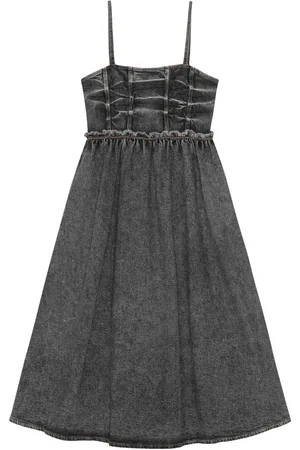 Ganni Denim midi dress