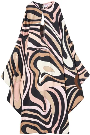 Puccini Marmo-print dress