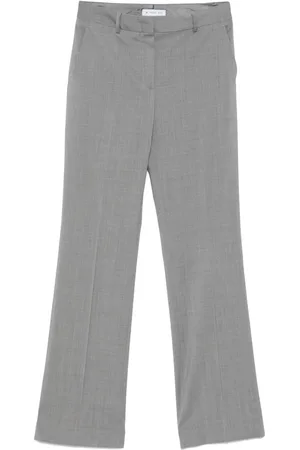 Manuel Ritz Virgin wool flared trousers
