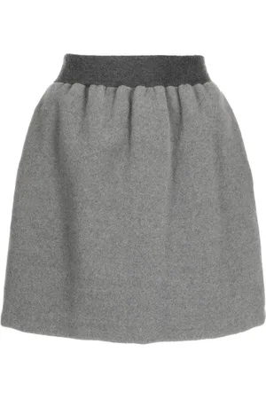 Fabiana Filippi Felted A-line wool miniskirt