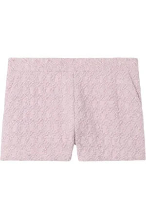 ST. JOHN Honeycomb-knit shorts