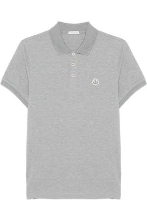 Moncler Logo-patch cotton polo shirt