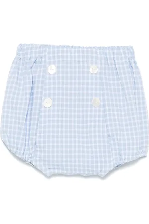 SIOLA Gingham-pattern shorts