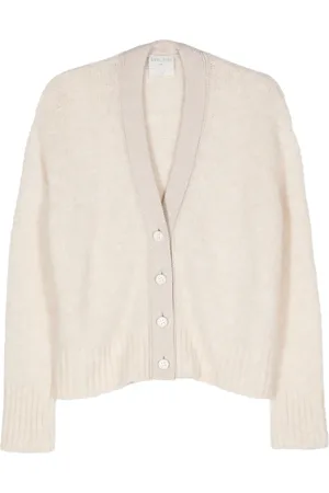 FORTE FORTE Brushed panelled cardigan