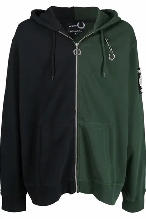 Fred Perry Colour-block zip-up hoodie