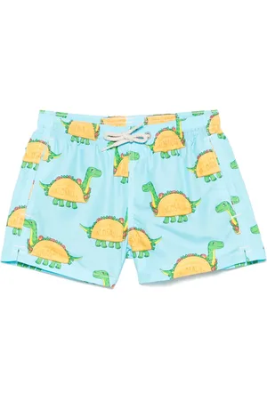MC2 SAINT BARTH Tacosauro-print swim shorts