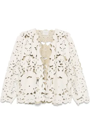 FORTE FORTE Guipure-lace jacket
