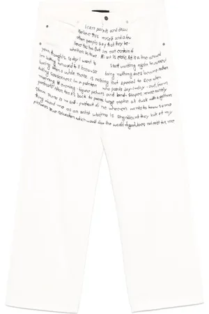 Glass Cypress Embroidered jeans