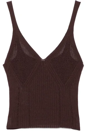 Twin-Set Knitted tank top