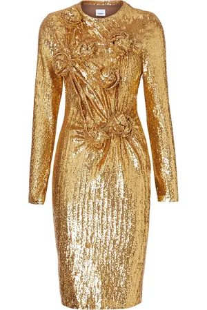 Burberry Hand-gathered Detail Sequinned Dress