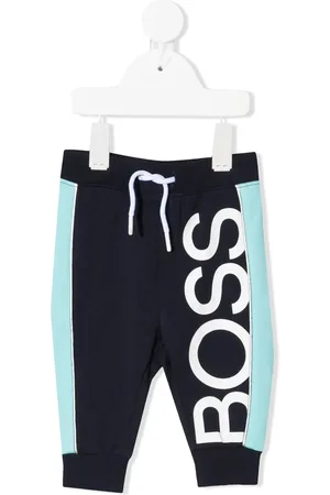 HUGO BOSS Logo-print panelled track pants
