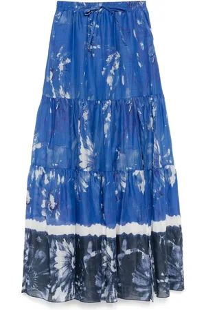 Ermanno Firenze Floral-print maxi skirt
