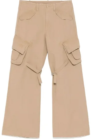 JNBY Curled edge cargo trousers