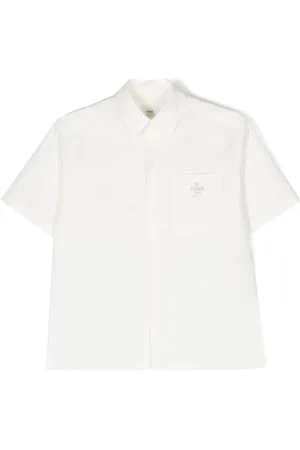 Fendi Logo-embroidered short-sleeve shirt