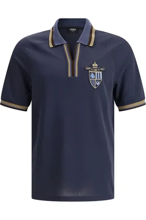 Fendi Logo-embroidered polo shirt