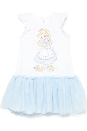 MONNALISA X Disney graphic-print dress