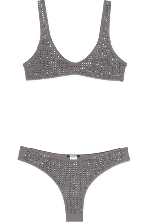 VENUJA Crystal-embellished bikini